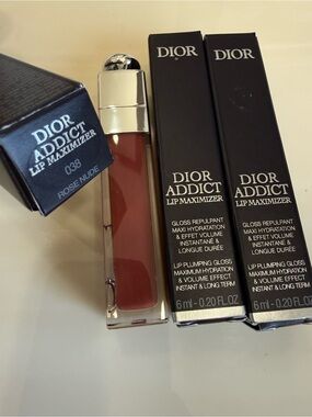New Dior Addict Lip Maximizer Gloss - Rose Nude (038)